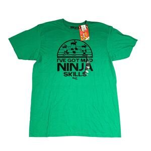 NWT Ninja Fruit T-Shirt Tee Size‎ XL Green